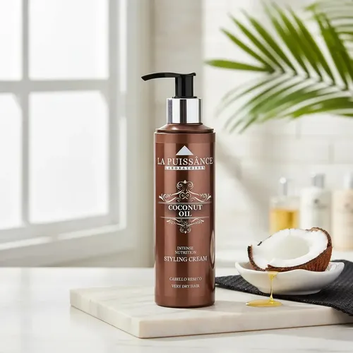 La Puissance Crema Para Peinar Coconut Oil Nutritiva X250ml
