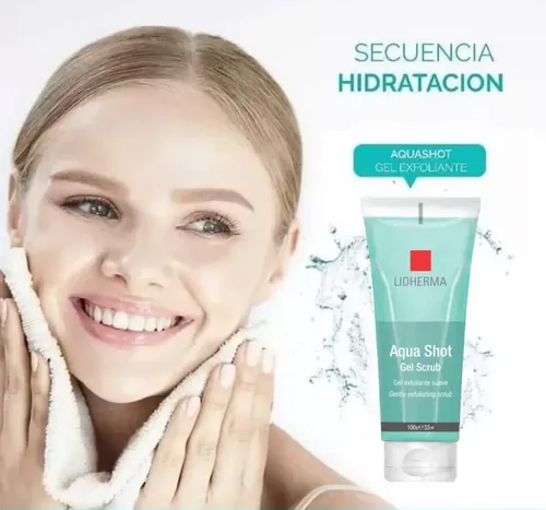Lidherma Aquashot Gel Exfoliante Facial Hipoalergénico Todo Tipo De Piel