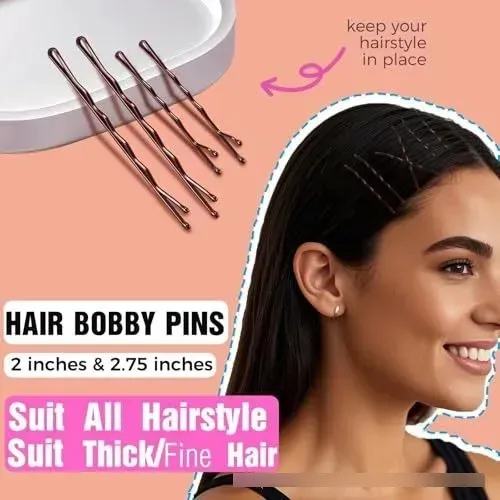 Set De Accesorios De Peluquería Bobby U Pins Star Snap Clips