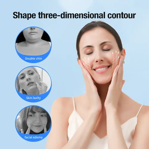 Reductor De Masaje Facial Emv-face Belt, Doble Mentón