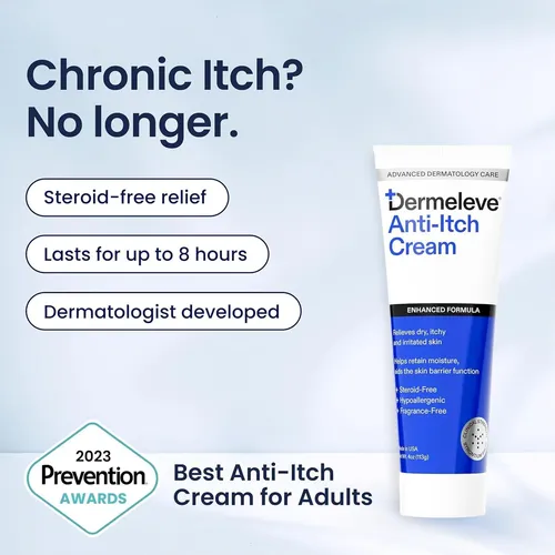 Crema Anti-prurito Dermeleve 4 Oz Sin Corticosteroides
