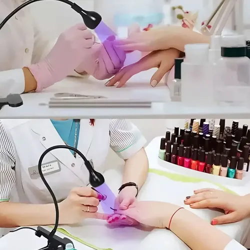 Lámpara Uv Led Flexible Para Uñas Manicura Y Pedicura 8267