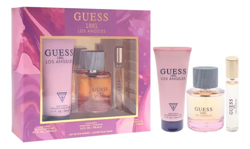 Set De Regalo Perfume Guess 1981 Los Ángeles Para Mujer, 100