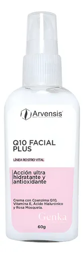 Crema Facial Q10 Hialurónico Antiflacidez Arrugas Arvensis