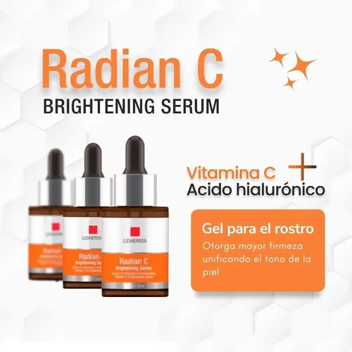 Radian C Brightening Serum Vit C+ Hydrapore Loción Lidherma
