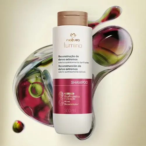 Shampoo Reestructurante Cabellos Químicamente Dañados Lumina