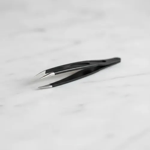 Pinza Depilar Cejas Profesional Antideslizante Punta Diagona