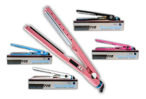 Plancha Pelo Nano Titanium Rosa Digital 250°c Pro Color Violeta