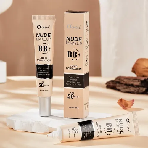 Bb Cream O’cheal Natural Spf 50+ Hidratante Mate