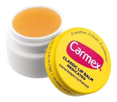 Classic Lip Balm Medicated Carmex Pomo 10g