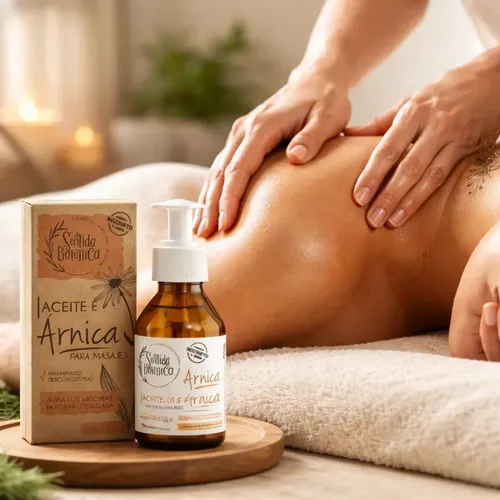 Aceite De Arnica Para Masajes Sentida Botanica X100ml