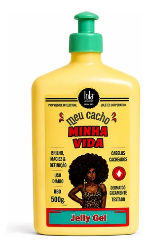 Gel Meu Cacho Minha Vida Jelly Gel Lola Cosmetics 500g