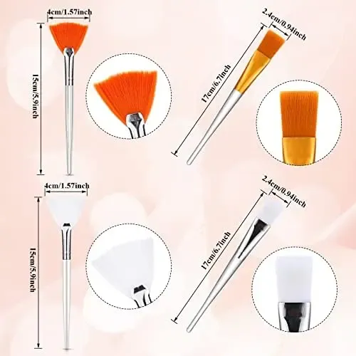 Juego 16 Brochas Mascarilla Facial, Brocha S