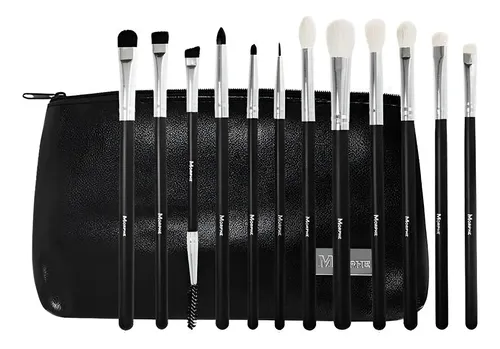 Set De 12 Brochas Para Ojos Con Estuche N702 Morphe