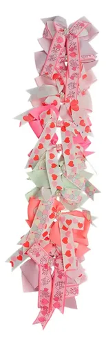 A Y 12pz Moños Con Diseño Infantil Niñas Peinado Cabello . L
