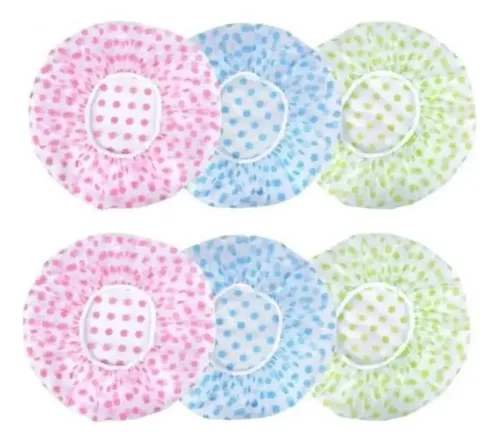 Gorro De Ducha 6 Piezas Sombreros De Ducha Impermeables M33 Variation