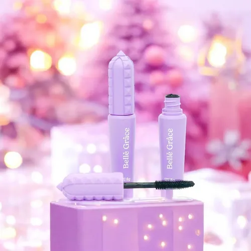 Mascara Pestañas Negra Cepillo Volumen Belle Grace Veoquiero