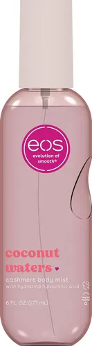 Bruma Corporal Eos Cashmere, Aguas De Coco, Spray Corporal Para Mujer, Bruma Para El Cabello, Perfume De Coco, Hidratante, Ácido Hialurónico, Glicerin