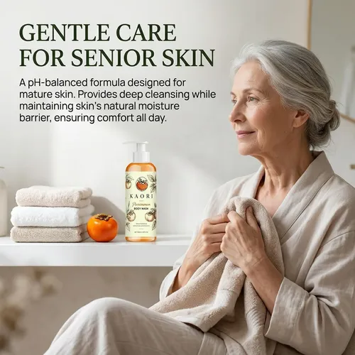 Deodorizing Persimmon Body Wash For Old People Smell, 1pcs