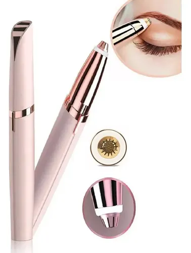 Depiladora De Ceja Bello Facial Eléctrica Recargable Portati Color Rosa