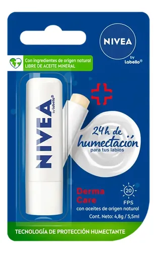 Labial Nivea By Labello Derma Care 4,8 Gr