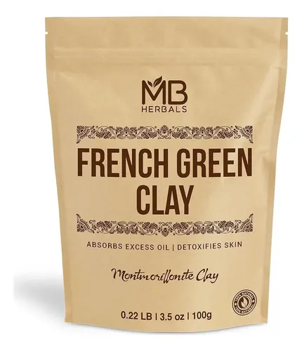 Arcilla Verde Francesa Mb Herbals 100 G