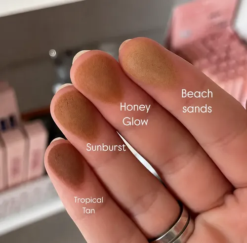Bronzer Compacto En Polvo Amber Bronzer Ruby Rose 7grs