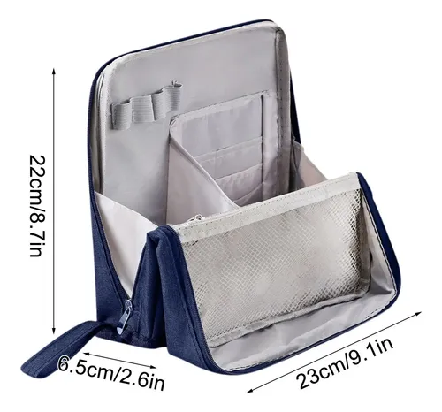 Bolsa De Maquillaje De Pie, Bolsa De Aseo Impermeable De Gra