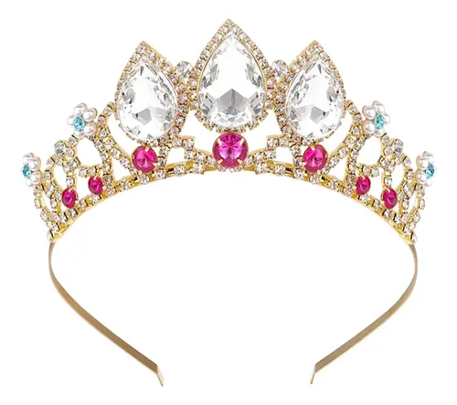 Accesorios Para Mujer Corona De Princesa Con Cristales For