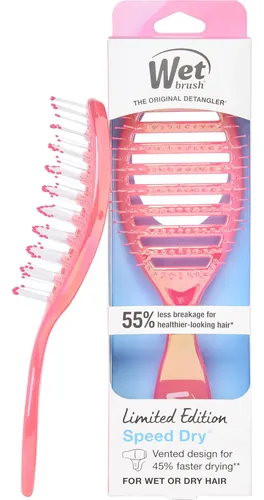 Cepillo Para Cabello, Cepillo Húmedo, Secado Rápido, Rosa, D