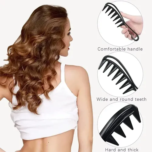Peine De Dientes Anchos,peine Profesional For El Cabello