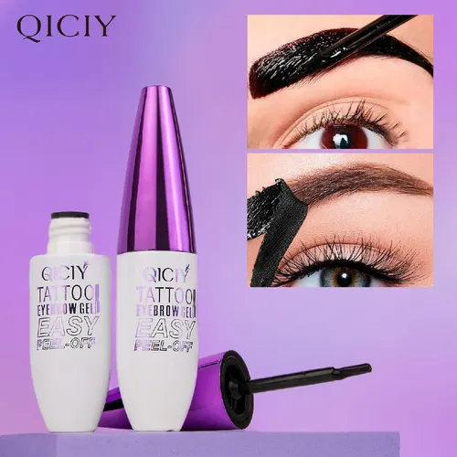 Gel Tatuaje De Cejas Peel Off Qiciy Fácil De Aplicar