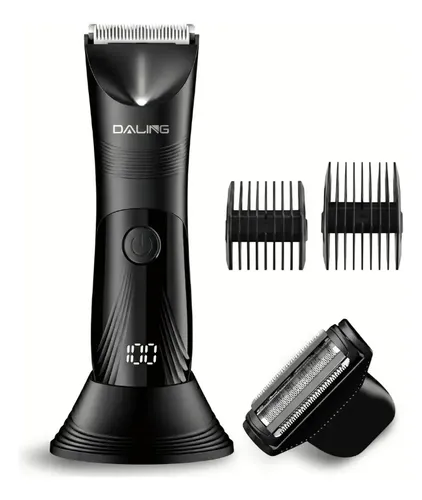 Corta Pelo 2 En 1 Corporal Barba Cabello Recargable Display