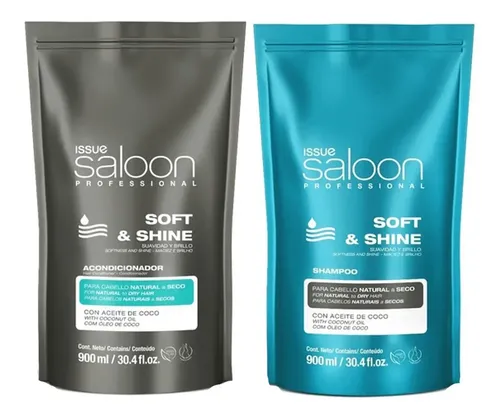 Kit Issue Profesional Shampoo Y Enjuague  Soft & Shine Secos