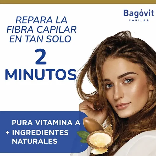 Bagovit Mascara Reparacion Intensiva Cabello Dañado 300 Ml