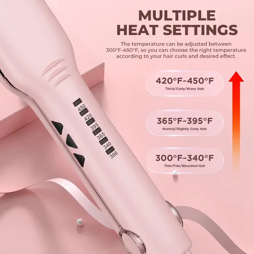 Plancha Alisadora De Pelo Miropure, Cerámica 3d, 1.5 Pulgada