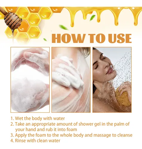 Gel De Baño Con Miel Eelhoe Para Limpieza Profunda E Ilumina