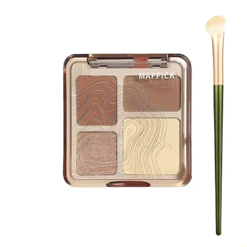 Mzpaleta De Contornos De Cuatro Colores Highlight Contour Al