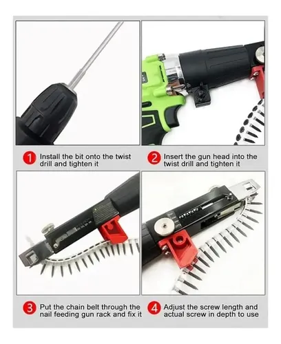 Adaptador Automático For Tornillos Con Cinta For Taladro