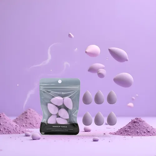 Juego De 12 Miniesponjas De Maquillaje, Pequeñas Esponjas