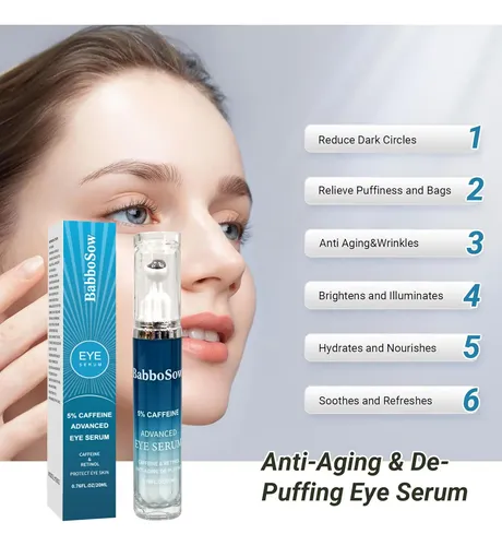 M Wh 2pcs Crema Y Ojos Con Cafeína Para Antienvejecimiento Y