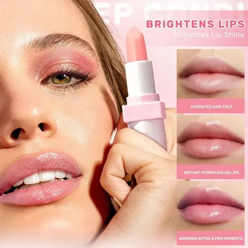 Qibest Bálsamo Labial Que Cambia Color Hidratante Antiarruga