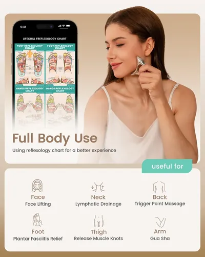 Herramienta De Masaje Lifechill Para Puntos Gatillo, Gua Sha