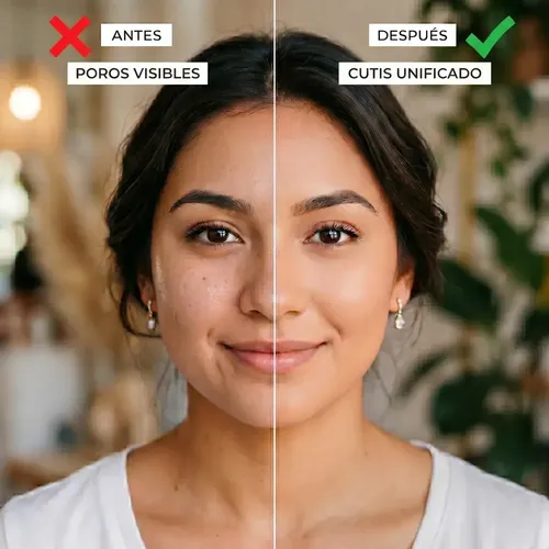 Corrector D Ojeras Y Polvo Volátil Cobertura Hd Acabado Mate