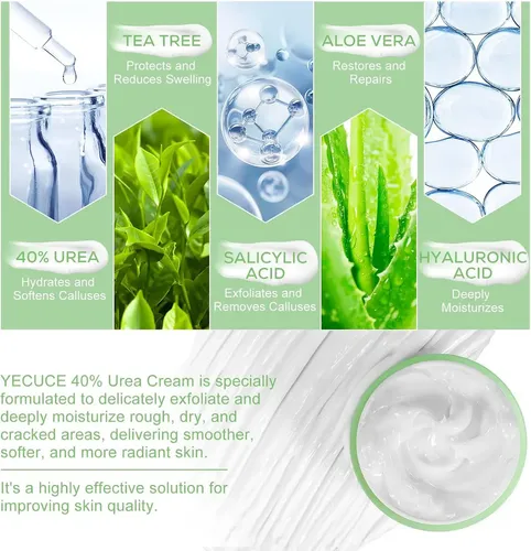 Crema For Pies Con Urea De 120 G, 40% De Urea Y 2% De