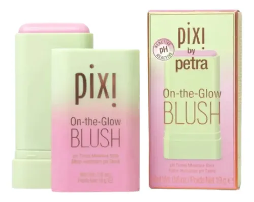 Pixi Beauty On The Glow Blush Cheektone Ph Rubor En Barra Tono Del Maquillaje Rosa Claro