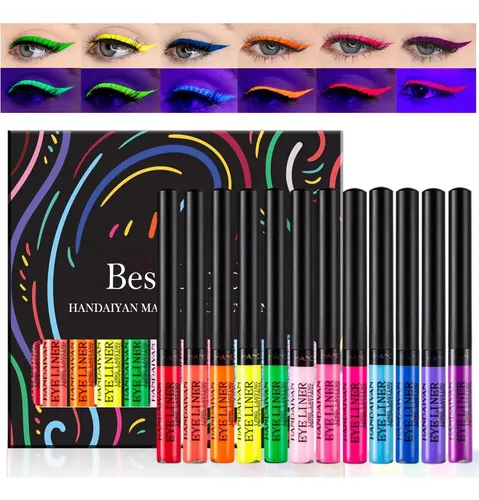 Set 12 Delineadores Uv Mates Bestland Set C