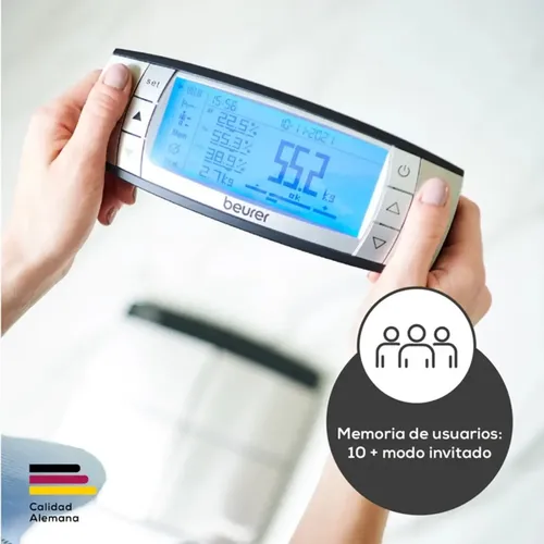 Balanza Bioimpedancia Digital Inteligente Bluetooth Beurer Bf 105