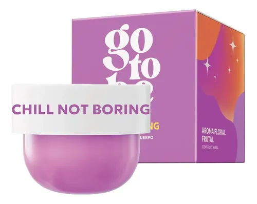 Manteca Corporal En Crema Chill Not Boring 240g Go To Be Karite Y Ácido Hialurónico