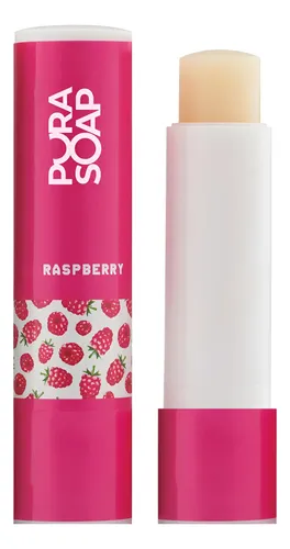 Bálsamo Labial Hidratante Raspberry Frambuesa Pura Soap